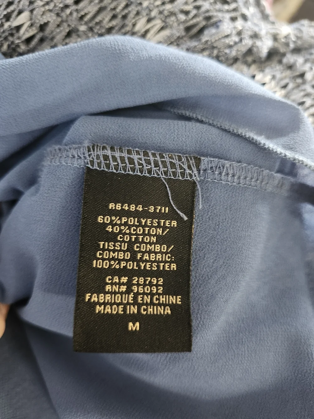 Renuar Blue Gradient Open-Knit Scoop Neck Sweater